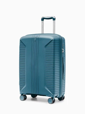 Walizka średnia na kółkach z polipropylenu morska Puccini