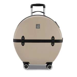 Walizka średnia Semi Line T5674-3 Złoty