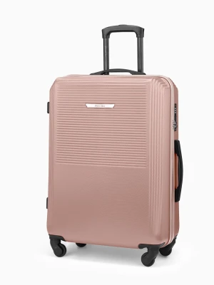 Walizka średnia z ABS rose gold Puccini
