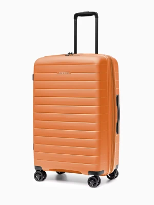 Walizka średnia z poszerzeniem z polipropylenu pomarańczowa Puccini
