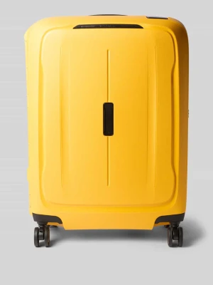 Walizka z fakturowanym wzorem model 'Spinner' Samsonite Żółty