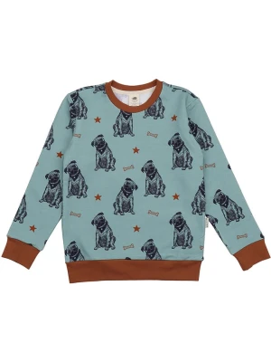 Walkiddy Bluza w kolorze niebiesko-brązowym rozmiar: 116