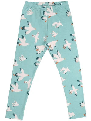 Walkiddy Legginsy w kolorze błękitnym rozmiar: 122