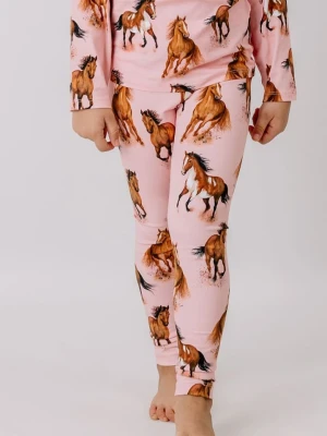 Walkiddy Legginsy w kolorze jasnoróżowym rozmiar: 110