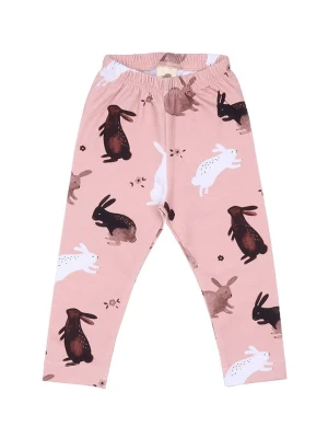 Walkiddy Legginsy w kolorze jasnoróżowym rozmiar: 50/56