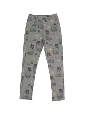 Walkiddy Legginsy w kolorze szarym rozmiar: 92