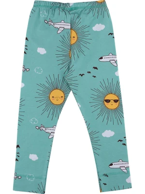 Walkiddy Legginsy w kolorze zielonym rozmiar: 50/56