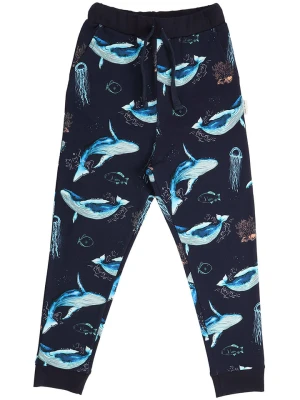 Walkiddy Spodnie dresowe w kolorze granatowym rozmiar: 92