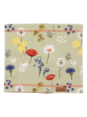 Walkiddy Szal-koło w kolorze zielonym ze wzorem - 25 x 24 cm rozmiar: onesize