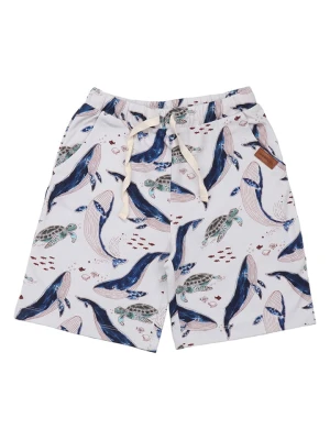 Walkiddy Szorty dresowe w kolorze białym rozmiar: 122