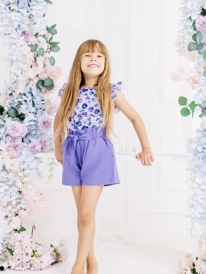 Walkiddy Szorty w kolorze fioletowym rozmiar: 128
