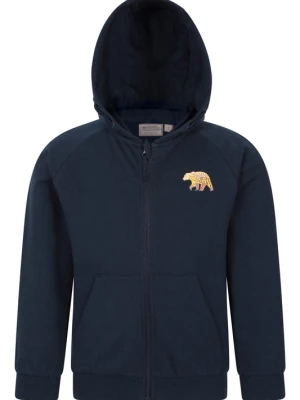 Walking Bear dziecięca bluza z zamkiem z grafiką - Navy Mountain Warehouse