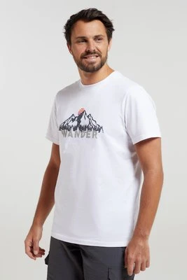 Wander Organic Cotton - t-shirt męski - White Mountain Warehouse