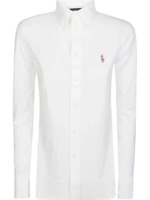 Wąska Koszula z Logo Ralph Lauren