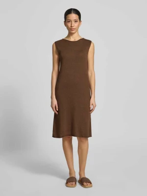 Wąska sukienka z dzianiny z mieszanka bawełny i lnu Marc O'Polo