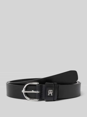 Wąski pasek ze skóry bydlęcej Tommy Hilfiger