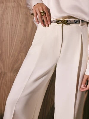 Wąski skórzany pasek w zwierzęcy print TARANKO