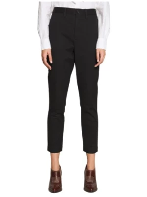 Wąskie czarne spodnie z mieszanki bawełny Polo Ralph Lauren