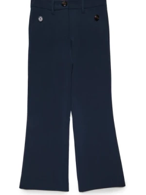 Wąskie spodnie formalne z rozszerzanymi nogawkami Max & Co