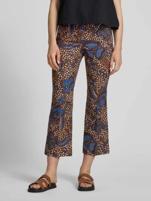 Wąskie spodnie z mieszanka bawełny model 'DONDE' Weekend Max Mara