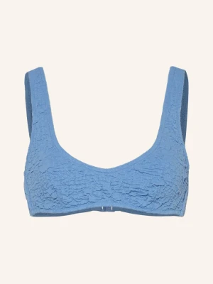 Watercult Góra Od Bikini Z Fiszbinami Tidal Texture blau JASNONIEBIESKI
