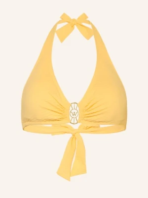 Watercult Biustonosz Bikini Z Wiązaniem Na Szyi Suntouched Solids gelb