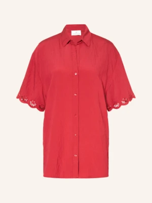 Watercult Bluzka Treasured Trove Z Haftem Ażurowym rot