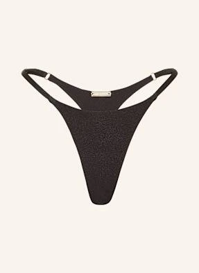 Watercult Dół Od Bikini Brazylijskiego Shimmering Solids schwarz