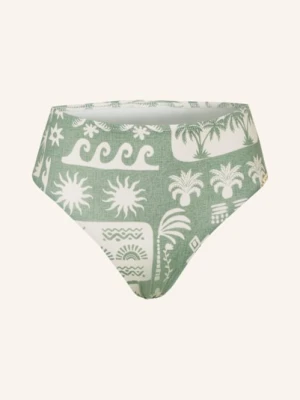 Watercult Dół Od Bikini Z Wysokim Stanem Rustic Med gruen