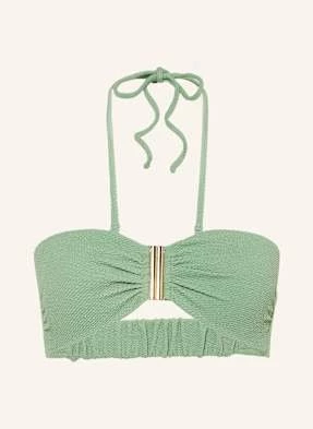 Watercult Góra Od Bikini Bandeau Swim Sparkle Z Błyszczącą Przędzą gruen