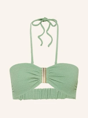 Watercult Góra Od Bikini Bandeau Swim Sparkle Z Błyszczącą Przędzą gruen