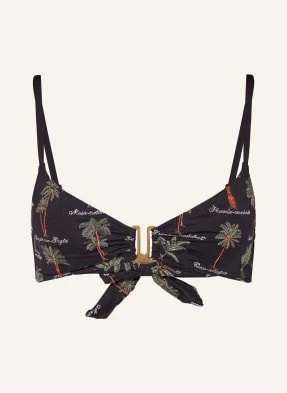 Watercult Góra Od Bikini Bralette Art Herbaria schwarz