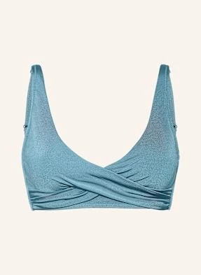 Watercult Góra Od Bikini Bralette Shimmering Solids blau