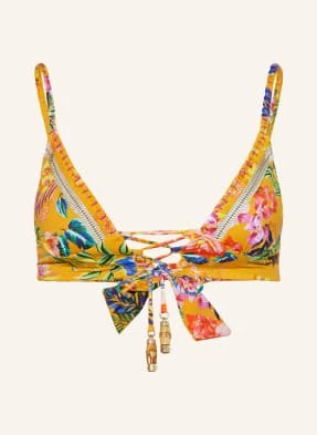 Watercult Góra Od Bikini Bralette Sunset Florals orange