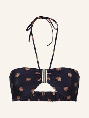 Watercult Góra Od Bikini Wiązana Na Szyi Refined Heritage blau