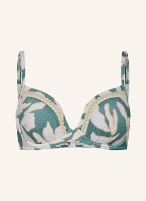 Watercult Góra Od Bikini Z Fiszbinami Floral Abstract blau