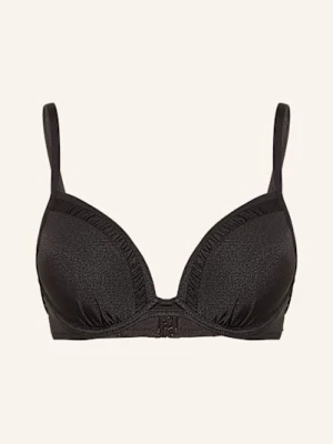 Watercult Góra Od Bikini Z Fiszbinami Shimmering Solids schwarz