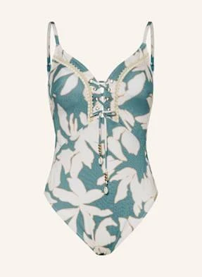 Watercult Strój Kąpielowy Floral Abstract blau