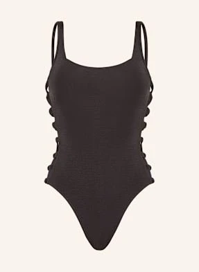 Watercult Strój Kąpielowy Shimmering Solids schwarz