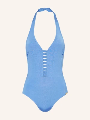Watercult Strój Kąpielowy Wiązany Na Szyi Shimmering Solids lila NIEBIESKI