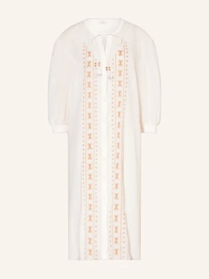 Watercult Sukienka Plażowa Coastal Bohemia Z Haftami weiss