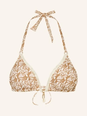 Watercult Trójkątny Stanik Bikini Coastal Bohemia beige