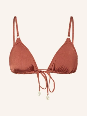 Watercult Trójkątny Stanik Bikini Crafted Essentials rot