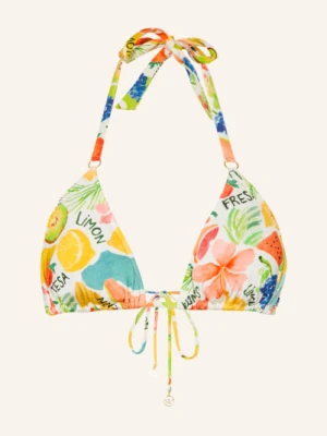Watercult Trójkątny Stanik Bikini Fruitbowl gruen