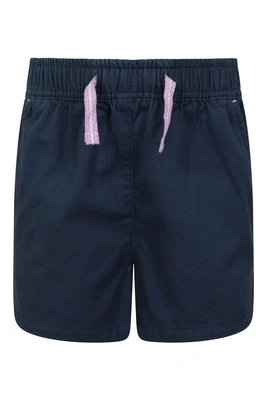 Waterfallspodenki dziewczęce bawełniane - Navy Mountain Warehouse