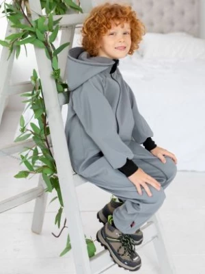 Waterproof Softshell Overall Comfy Dusty Grey Jumpsuit iELM