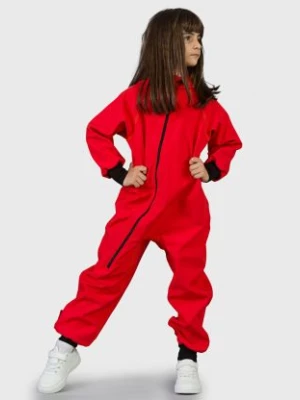 Waterproof Softshell Overall Comfy Fire Red Jumpsuit iELM