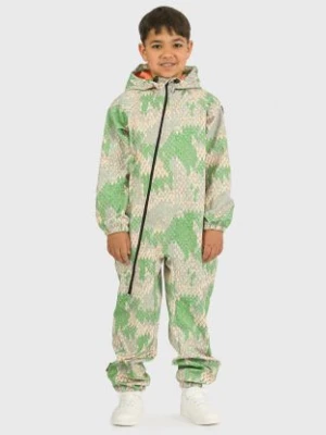 Waterproof Softshell Overall Comfy Green Snake Jumpsuit iELM