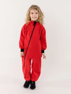 Waterproof Softshell Overall Comfy Red Bodysuit iELM