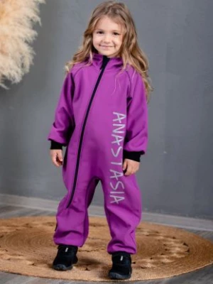 Waterproof Softshell Overall Comfy Royal Purple Jumpsuit iELM